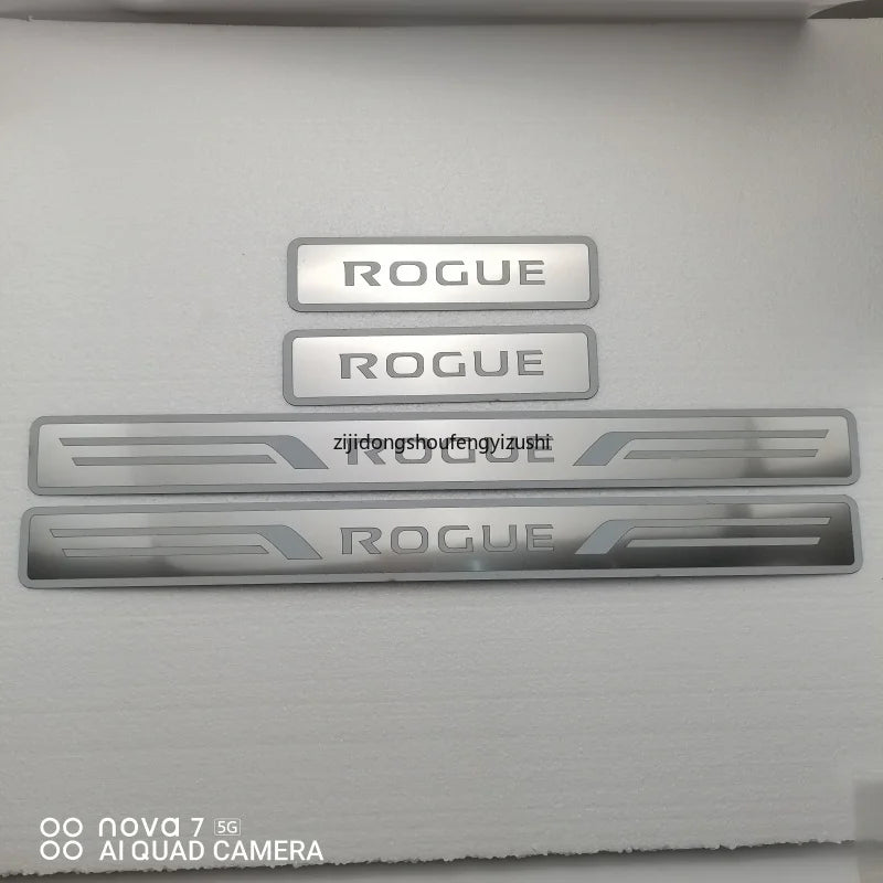 For Nissan ROGUE 2014 2015 2016 2017 2018 2019 2020 2021 Stainless Steel Door Sill Scuff Plate Welcome pedal Car Accessories