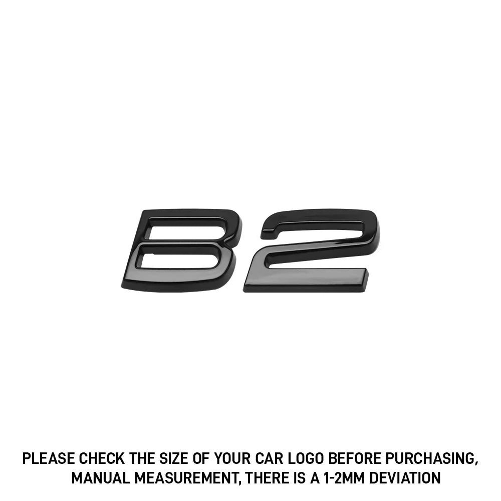 3D ABS Letters Car Rear Trunk Tailgate Side Fender Badge Emblem Sticker for Volvo B2 B3 B4 B5 B6 B7 B8 Auto Accessories