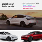 For Tesla Model Y Juniper Trunk Organizer Side Storage Box Boot Organizer Flocked TPE Mat Anti-dirty 2025 Car Travel Accessories