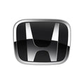 1pcs 3D H Custom Badge Decal for Honda Civic VEZEL CRV City Accord Fit Odyssey Car Hood Front Grill Rear Trunk H Logo Sticker