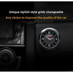 1pc Car Mini Clock Quartz Clock  Night For Audi  Sline A3 A4 A5 A6 A6L A7 A8 Q3 Q5 Q7 S3 S4 S5 RS3 Sticker