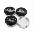 4pcs 56mm 60mm 54mm For Ford Ranger Focus Kuga Mustang Mondeo Fusion Esco Logo Car Wheel Center Hub Cap Rim Cover Emblem Sticker