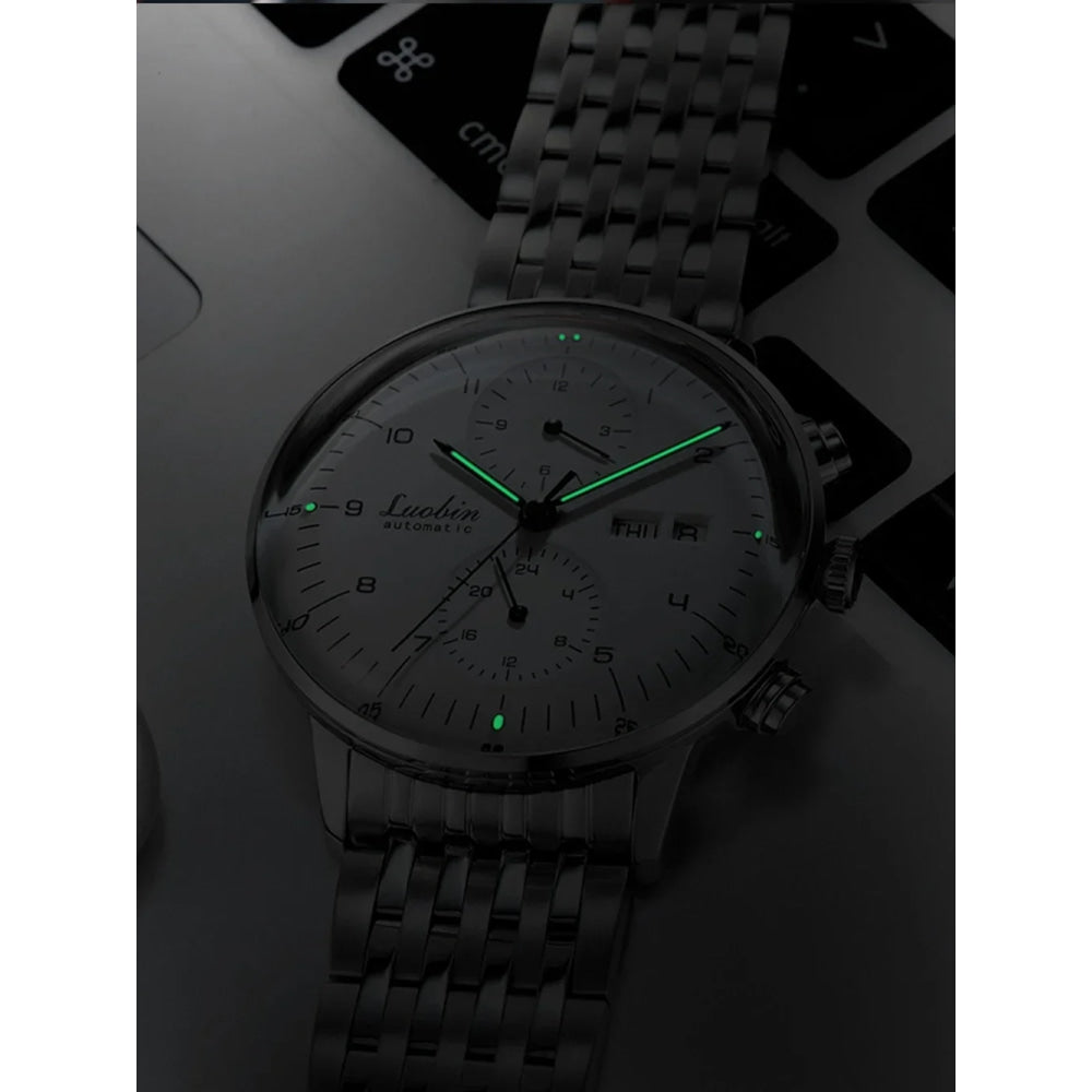 Mens Fashion Mechanical Watches Business Automatic Wristwatch Stainless Steel Luminous Designer Clock Reojes De Hombre New 2023