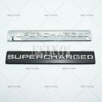 Car Styling Supercharged 3D ABS Adhesive Emblem Rear Trunk Badge Fender Sticker Car Body Decal Auto Accessory