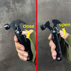 Multi-functional claw hammer, multi-purpose mini hammer, outdoor camping and mountaineering tools, multi-tool pliers, men's gift