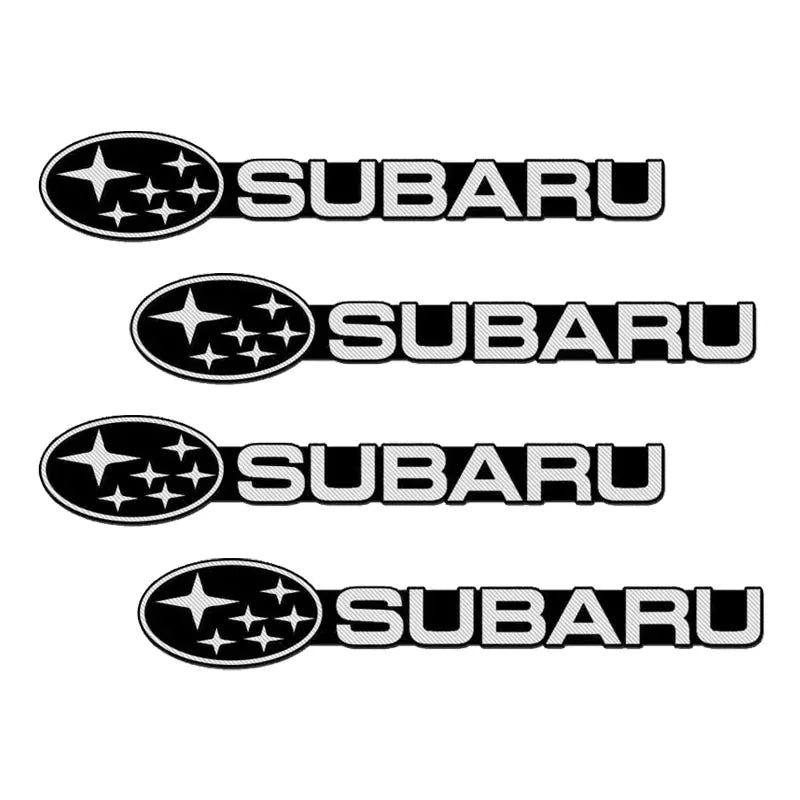 Car audio stereo 3D decorative aluminum badge sticker suitable For Subaru Forester impreza Outback Legacy Tribecacar WRC XV