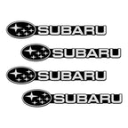 Car audio stereo 3D decorative aluminum badge sticker suitable For Subaru Forester impreza Outback Legacy Tribecacar WRC XV