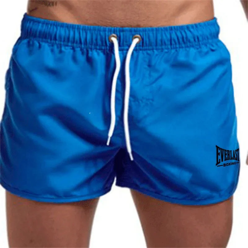EVERLAST Men's Sports Shorts Summer Quick Dry Breathable Mesh Fitness Running Shorts Swimming Vacation Shorts