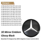 1pcs For Mercedes Benz B/C/E/S W176 W246 W205 W212 W207 W217  W166 X166 X156 X204 Front Grille Emblem Star Badge