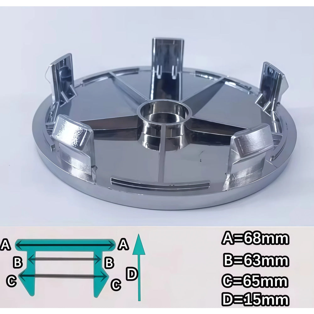4pcs Car Wheel Center Caps Hubcap Cover 54/56/60/65/68mm For Ford Fiesta Mondeo Fusion Explorer Escape Focus Kuga Rim Cover