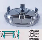 4pcs Car Wheel Center Caps Hubcap Cover 54/56/60/65/68mm For Ford Fiesta Mondeo Fusion Explorer Escape Focus Kuga Rim Cover