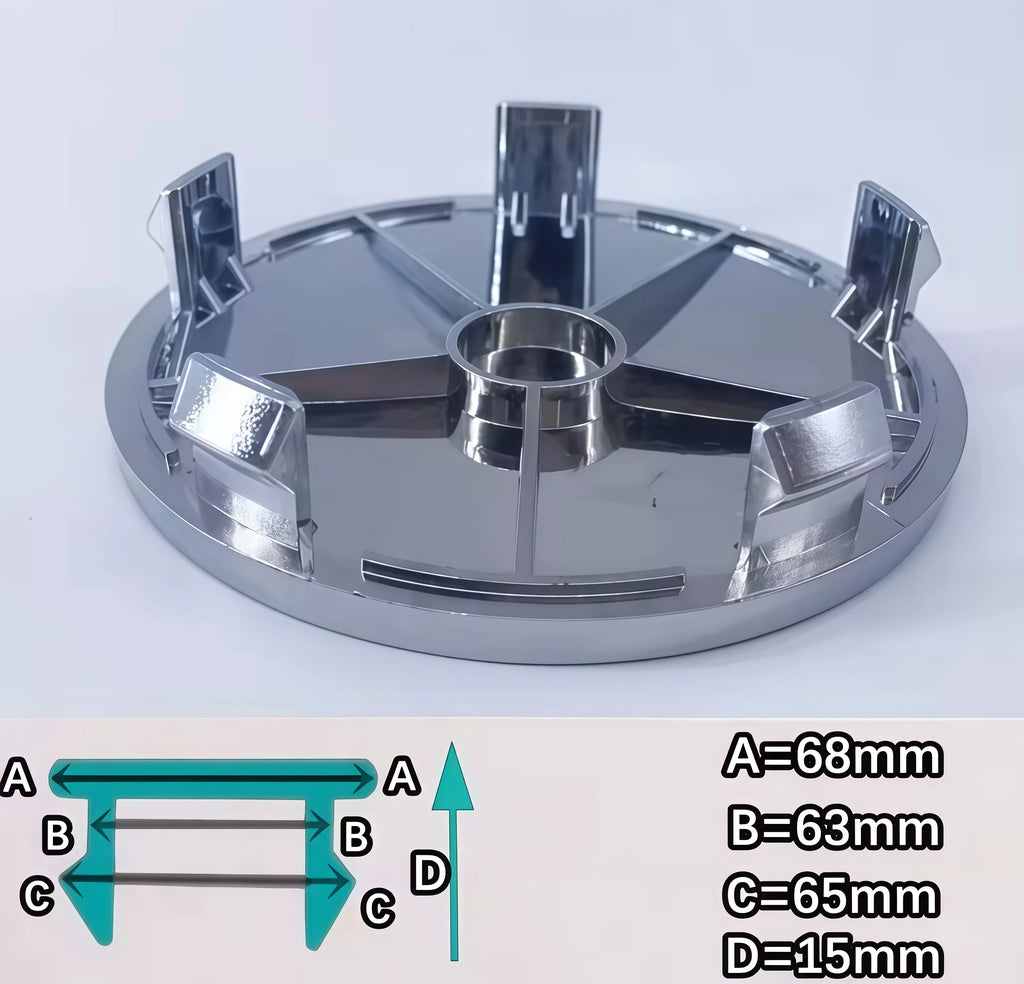 4pcs Car Wheel Center Caps Hubcap Cover 54/56/60/65/68mm For Ford Fiesta Mondeo Fusion Explorer Escape Focus Kuga Rim Cover