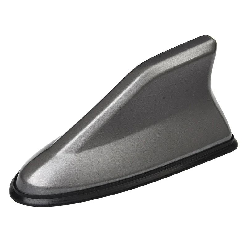 16cm Universal Carbon Fiber Look Car Roof Top Mount Shark Fin Aerial Antenna Toppers Auto Radio AM FM Antenna Signal Amplifier