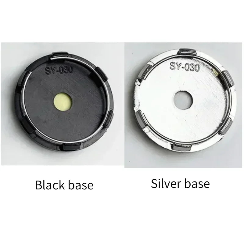 60mm-4pcs BMW hub cover tire center is suitable for hub cover replacement parts with 60mm diameter.