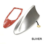 Car Shark Fin Antenna Cover Base Replacement Radio Signal Aerials Roof Exterior Accessories Decoration