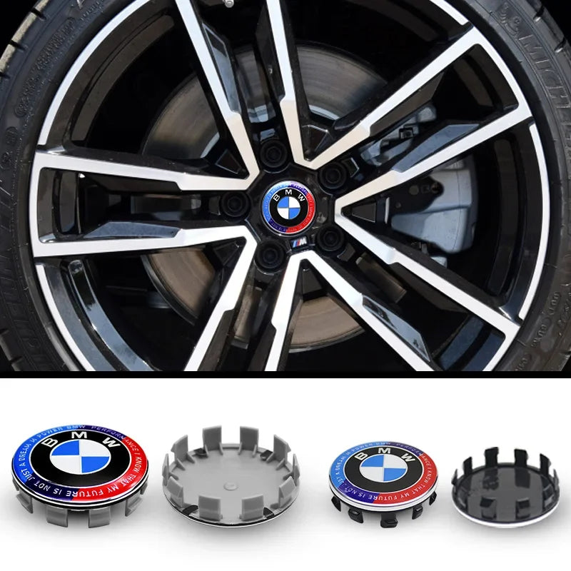 4Pc 68mm 56mm Car Rim Cover Wheel Hub Center Caps Badge Emblem Accessories For BMW E90 E60 F18 E46 F30 F20 M2 M5 M3 E87 M4 X3 X5