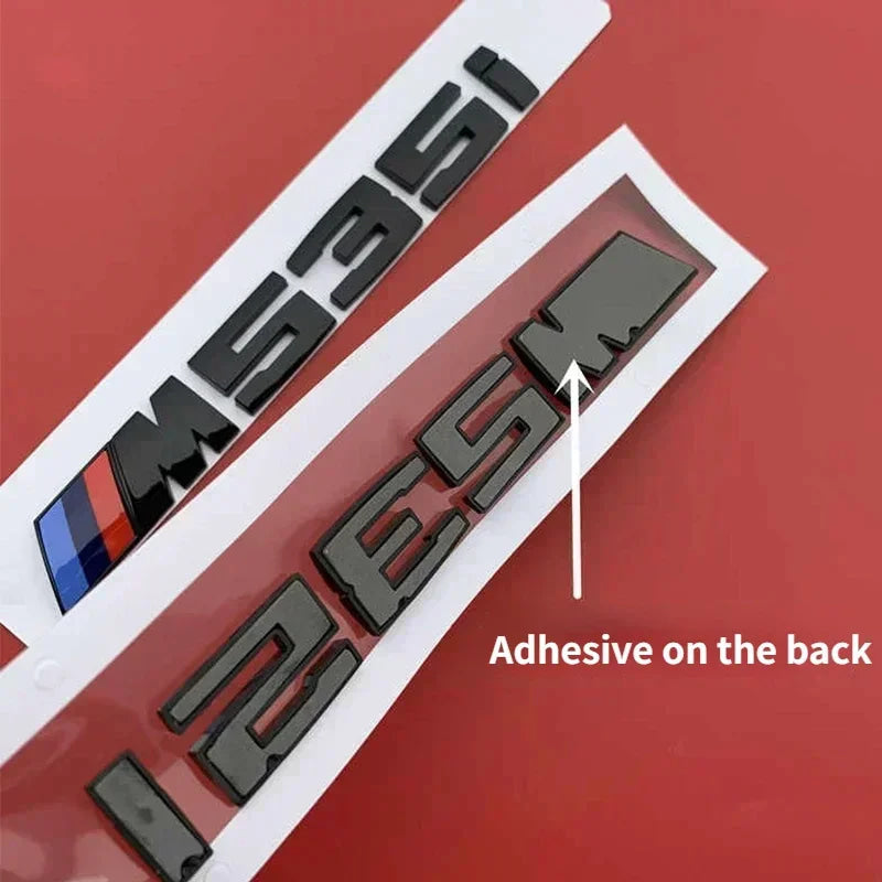 ABS Car Rear Trunk Emblem Badge Sticker for M BMW M logo 525i 630i 530i 330i 140i 235i 760i 135i 540i 550i 340i 240i