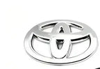 3D ABS Toyota Logo Car Emblem Steering Wheel Sticker For Toyota Hilux Prius Avensis Auris Verso Corolla Camry Auto Accessories