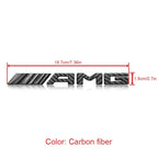 3D ABS Car AMG Logo Badge Rear Trunk Emblem Stickers Decal For Mercedes Benz AMG A B C E G W211 W203 W204 W210 W124 Accessories