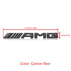 3D ABS Car AMG Logo Badge Rear Trunk Emblem Stickers Decal For Mercedes Benz AMG A B C E G W211 W203 W204 W210 W124 Accessories