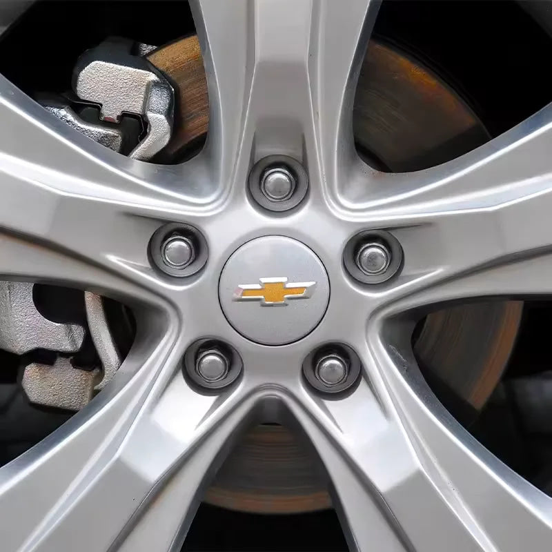 4PCS ABS Car Wheel Center Covers Hub Caps Badge For Chevrolet Malibu AVEO Corvette CRUZE EQUINOx IMPALA LACETTI TRAX ORLANDO