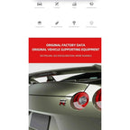 For Nissan Nismo GT-R, R32, R33, R34, R35, 370Z Accessories 1pcs GTR Car Logo Emblem Metal Stickers R GT Decals Badge Labeling