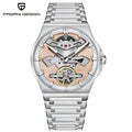 PAGANI DESIGN New 42MM Hollow Tourbillon Luxury Men Mechanical Watch Sapphire Glass Automatic Watches For Men Relojes hombres