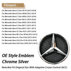 1pcs For Mercedes Benz B/C/E/S W176 W246 W205 W212 W207 W217  W166 X166 X156 X204 Front Grille Emblem Star Badge