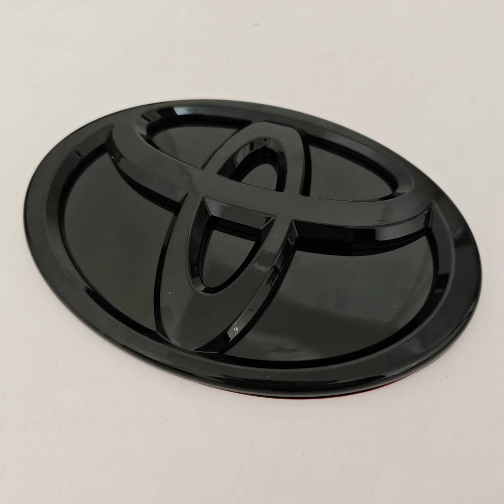 Modified Black Bottom Front Grille Badge Trunk Car Logo Suitable for Toyota RAV4 CAMRY COROLLA LANDCRUSER RAV4 VIOS SIENNA YARLS