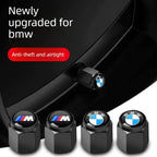 4Pcs Metal Tire Valve Stem Caps Fit BMW X Series M Series Car Accessories