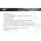 XVIP Glossy Black 3-Piece BBS Style Front Bumper Lip Spoiler For Mercedes Benz C-Class W205 2015-2018