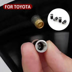 New Car Styling Wheel Tire Valve Stem Caps Cover Auto Parts For Toyota RAV4 Corolla Camry Frontier Supra C-HR Hilux Tacoma Prado