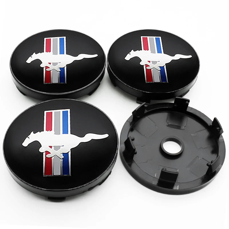 4Pcs 56mm 60mm 54mm Car Wheel Center Hub Cap Rim Cover Stickers For Ford Focus Mondeo Edge Ecosport Ranger Fiesta Fusion Kuga