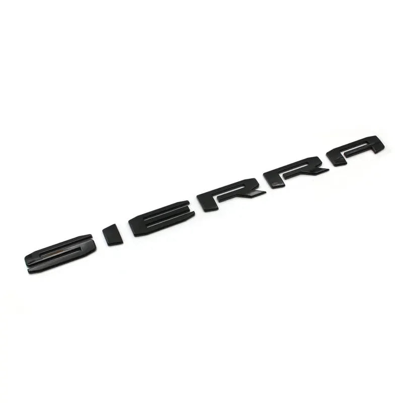 SIERRA new old letter logo car stickers for GMC sierra original rear boot label trunk modified Accessories decoration decals