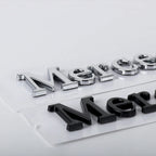 1pcs 3D ABS Car Badge Rear Trunk Body Sticker Emblem Decoration For Mercedes Benz AMG W108 W124 W126 W140 W205 W201
