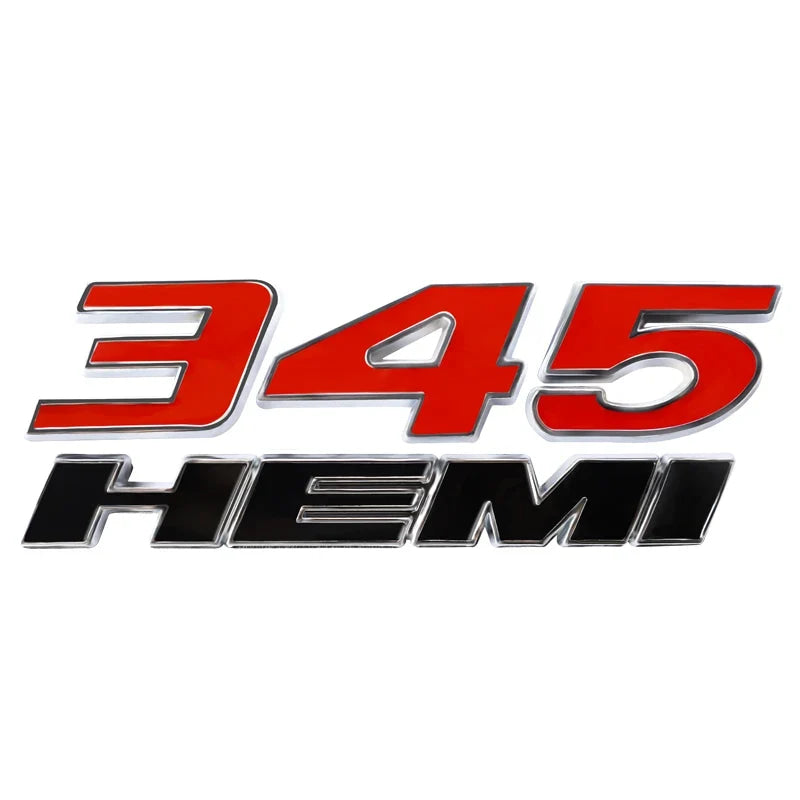 3D Metal Car Stickers 392 345 HEMI Emblem For Journey Charger Ram 1500 Caliber Nitro Caravan Avenger Dart Challenger Dodge