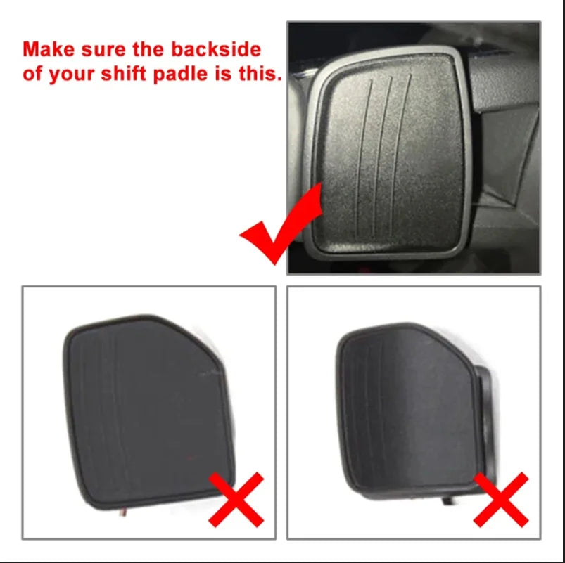 2pcs/lot Car Sports Steering Wheel Shift Paddle Shifter fit For Audi A3 A4 A5 S3 S4 S5 SQ5 SQ7 Q2 Q3 Q5 Q7 TT TTS ABS Carbon