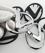 ABS Steering Wheel Center Emblem Sticker for Lexus RX NX ES IS GX LX UX CT GS F Sport RX300 RX350 GX460 etc Logo Badge Decal