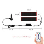 Truck Car Devil Eye LED Pixel Panel Light Remote Control Soft Foldable Lighting Scrolling For Board Windshield 12V 24V