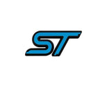 3D Metal ST Logo Car Steering Wheel Emblem Badge Sticker For Ford Focus 2 3 MK2 MK3 MK4 MK7 Fiesta Kuga Explorer Edge