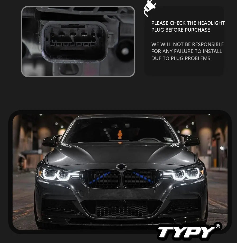 TYPY Dynamic Signal Head Lamp Automotive Accessories Upgrade Modified New LED For BMW 3 Series F30 Headlight 2012-2019