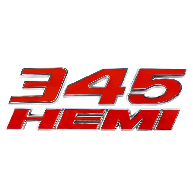 3D Metal Car Stickers 392 345 HEMI Emblem For Journey Charger Ram 1500 Caliber Nitro Caravan Avenger Dart Challenger Dodge