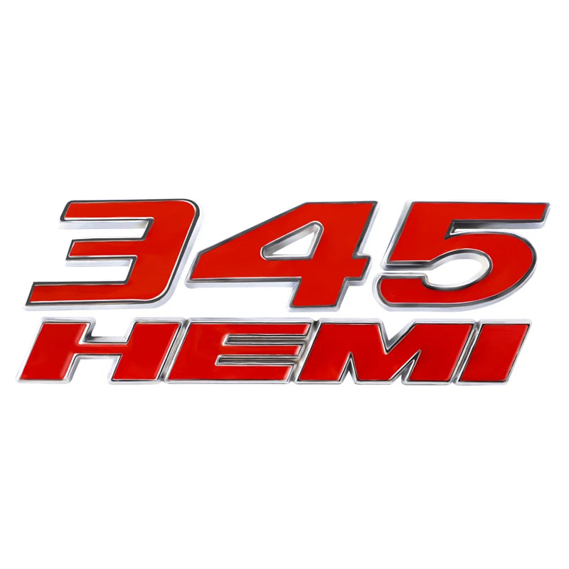 3D Metal Car Stickers 392 345 HEMI Emblem For Journey Charger Ram 1500 Caliber Nitro Caravan Avenger Dart Challenger Dodge