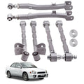 6-Piece Adjustable Lateral Traling Arm Link Kit for Subaru Impreza WRX Rear Suspension Adjustable for  STi GDA 02-07 Rear Full Set New