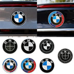 Car Sticker Easy Installation 82mm For BMW Hood Bonnet Logo Emblem Badge  Ultra Durable Anti-Rust Waterproof Front Accessory