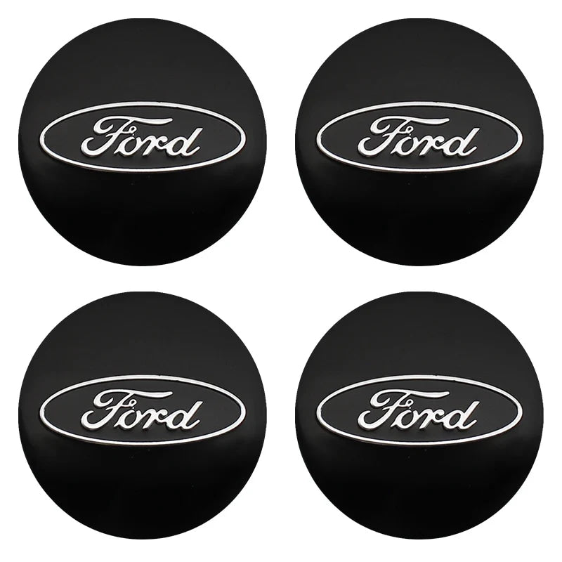 4pcs 56mm 60mm 54mm For Ford Ranger Focus Kuga Mustang Mondeo Fusion Esco Logo Car Wheel Center Hub Cap Rim Cover Emblem Sticker