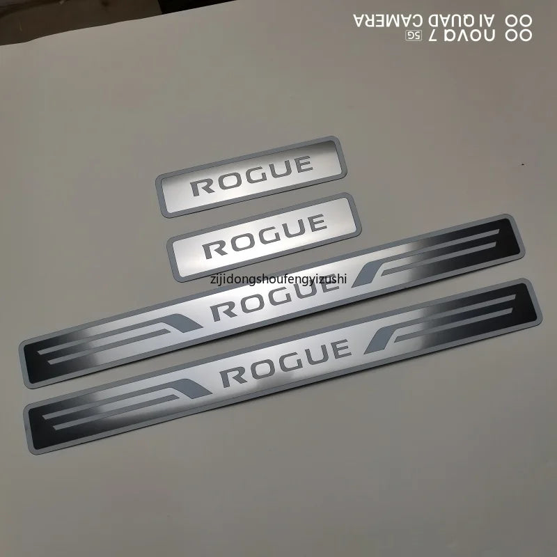 For Nissan ROGUE 2014 2015 2016 2017 2018 2019 2020 2021 Stainless Steel Door Sill Scuff Plate Welcome pedal Car Accessories