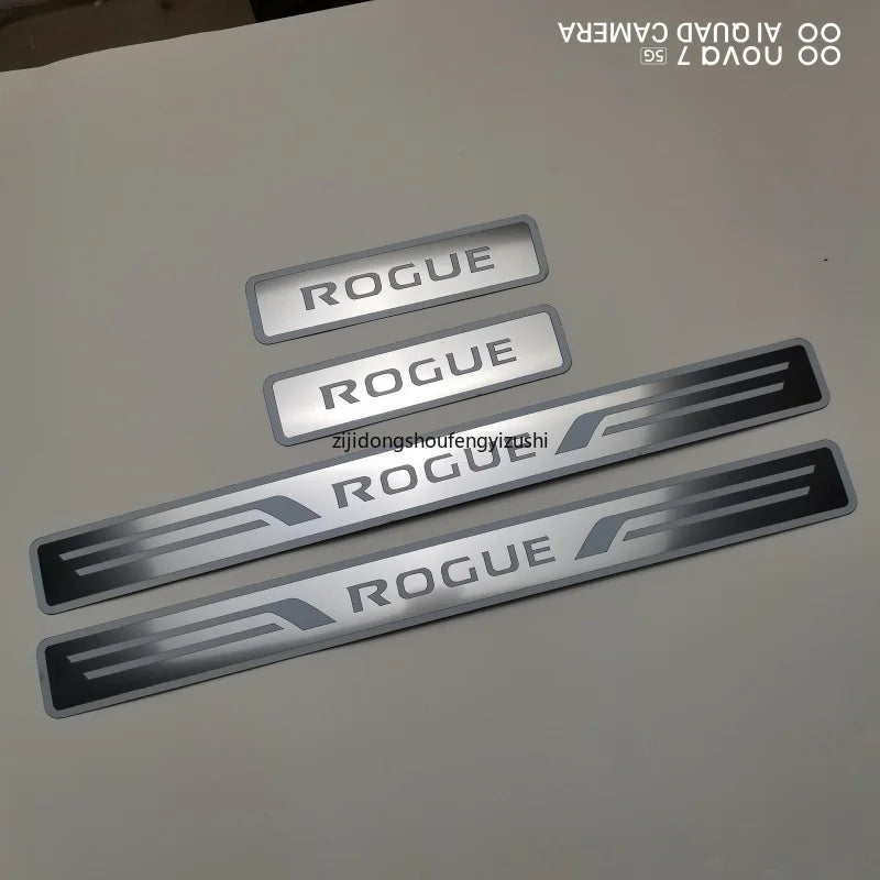 For Nissan ROGUE 2014 2015 2016 2017 2018 2019 2020 2021 Stainless Steel Door Sill Scuff Plate Welcome pedal Car Accessories