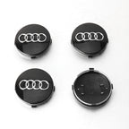 4PCS For Audi Sline TT A1 A2 A3 A4 A5 A6 A7 A8 8P B6 B7 B8 C5 C6 C7 Car Original Wheel Center Cap Hub Covers Badge Decal Sticker