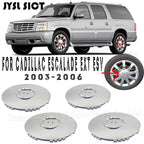 4PCS/lot Mirror Chrome Wheel Hub Center Caps OEM 9594877 Cross Reference 9594878 Fit 2003-2006 Cadillac Escalade EXT ESV Factory